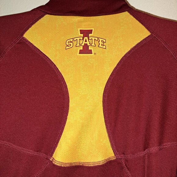 Iowa State Women's Long Sleeve Lightweight Jacket/Shirt  With Full Zipper ,Large - Picture 4 of 9